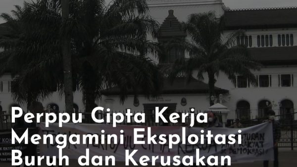 Tolak Perppu Cipta Kerja