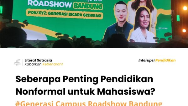 Najwa Shihab, Nicholas Saputra, dan Dee Lestari berbicara mengenai pendidikan nonformal melalui pengalaman mereka.