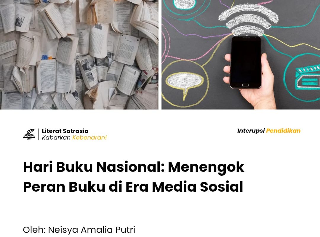 Di era media sosial tingkat minat baca semakin terancam karena adaya video pendek yang berfariatif. Dengan diperingatinya Hari Buku Nasional dapat menjadi ajang dalam meningkatkan minat literasi masyarakat