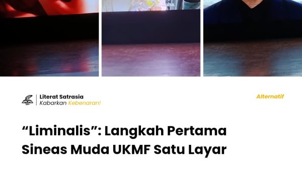 Cuplikan tiga film pendek berjudul “Tertutup Rapat”, “Aksara dan Rasa”, dan “Mr Darmo The Eccentric” yang ditayangkan dalam agenda puncak kaderisasi UKMF Satu Layar, berjudul “Liminalis”.
