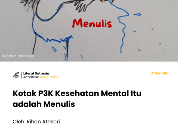 Menulis sebagai terapi bagi masalah kesehatan mental - Literat
