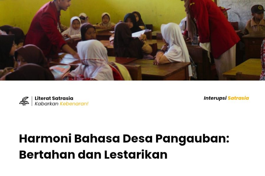 Harmoni bahasa ibu dan bahasa nasional di desa pangauban
