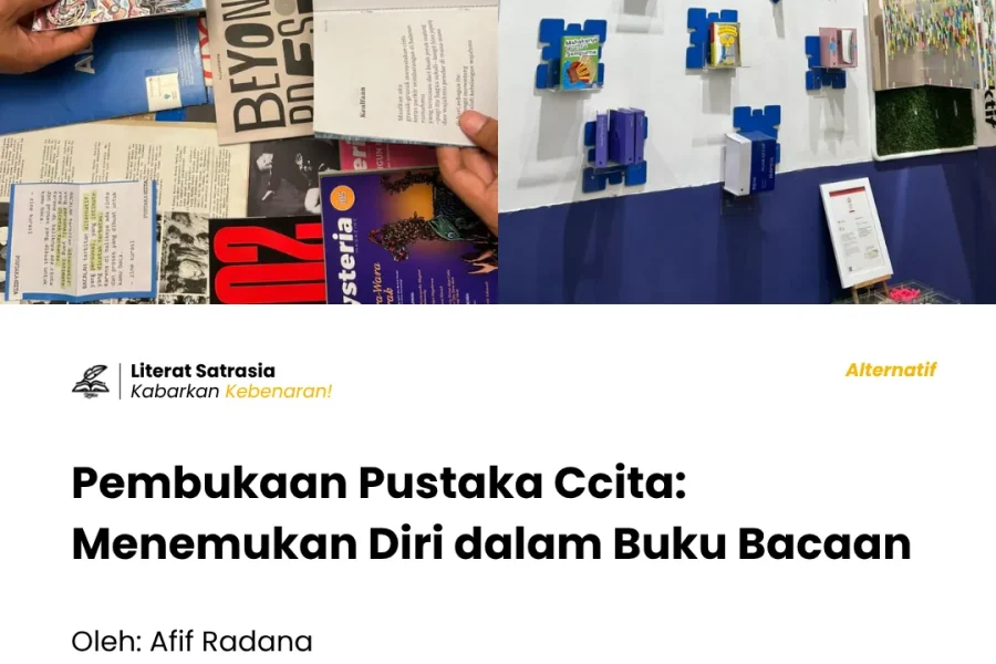 Minggu (3/5/2026), The Hallway Space, Kosambi, menyelenggarakan rangkaian acara pembukaan perpustakaan. Acara tersebut diisi dengan diskusi, peluncuran buku, galeri lukisan, lotre puisi, pop-up, dan penampilan musik. Perpustakaan dengan tema baru, mengajak pengunjung untuk mengenal buku yang dekat dengan kepribadian mereka.