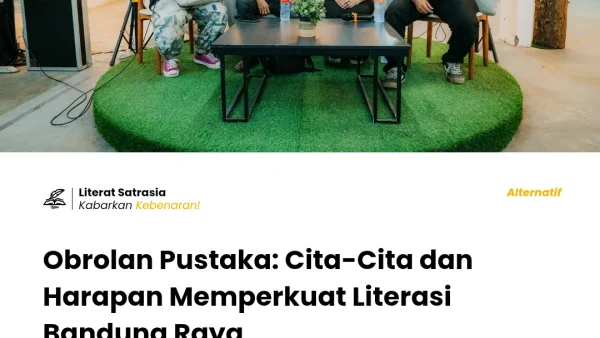 Diskusi mengenai perpustakaan ini dimoderatori oleh Muhammad Fajar Ramadan, jurnalis dari Culture Collar, dengan gayanya yang santai dan menghibur. Setelah masuk pada pembahasan tentang maraknya perpustakaan independen pada sekarang-sekarang ini, Reiza pun mulai menjelaskan. Dilansir dari BandungBergerak, sebetulnya, dahulu, pada tahun 2000-an, Bandung memiliki lebih dari 70 toko buku atau perpustakaan. Angka ini didapat dari hasil pemetaan buku Pohon Buku di Bandung, karya Deni Rachman atau yang kerap disapa dengan Deni Lawang.