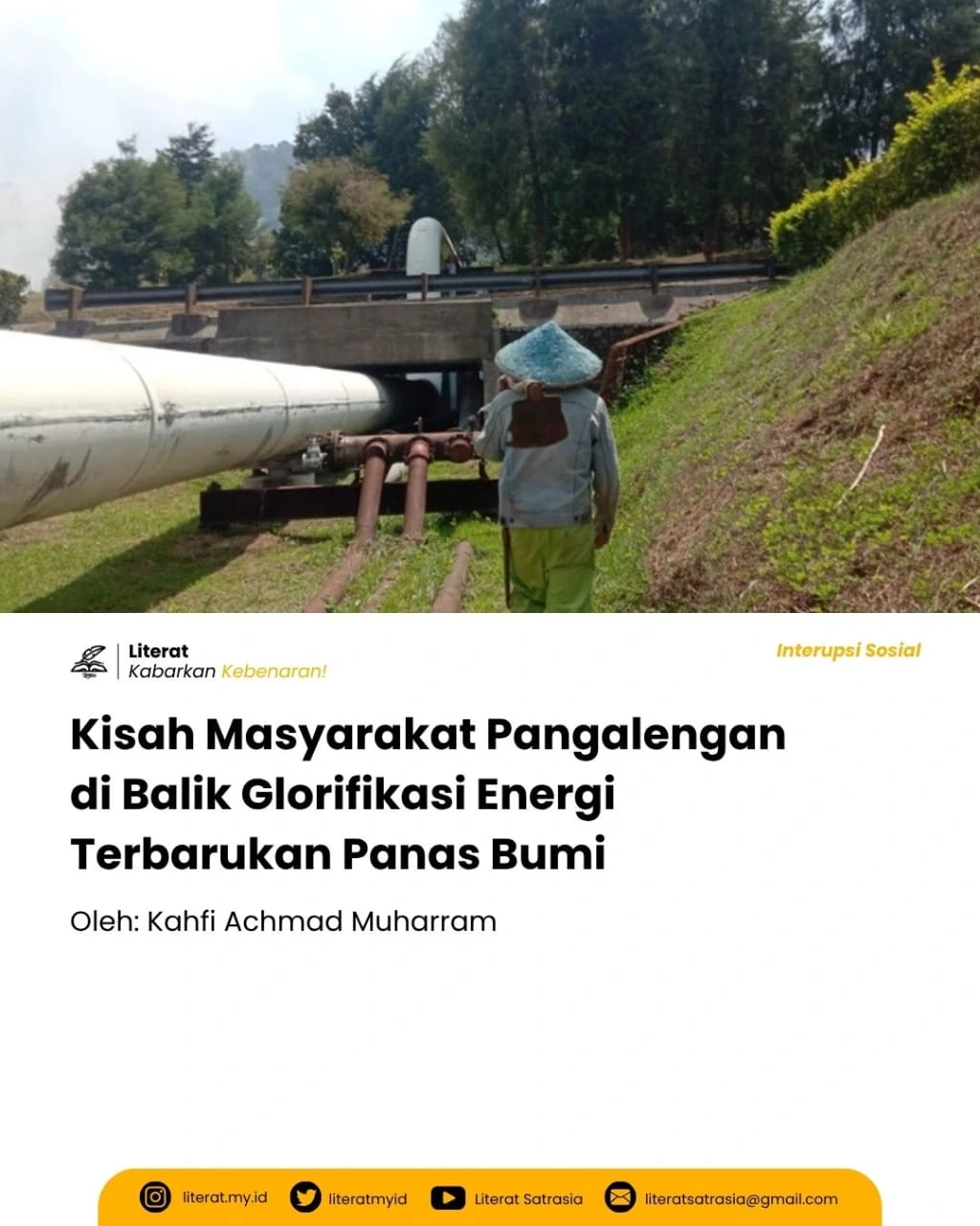 Panas bumi Pangalengan - Literat