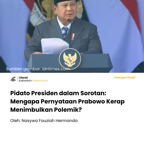 Mengapa pidato Presiden Prabowo Subianto kerap memicu polemik? Simak analisis sosiolinguistik tentang gaya komunikasi politik, register bahasa, dan dampaknya.