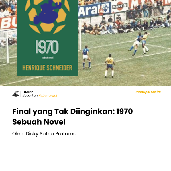 Di balik gelar juara Piala Dunia 1970, novel 1970 memotret penyiksaan dan fakta sejarah rezim militer Brasil melalui sosok Raul Dos Santos.