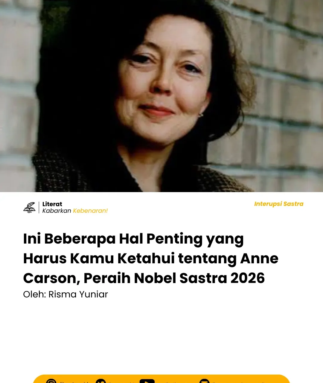 Anne Carson - Literat